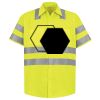 Men's High Visibility Safety Short Sleeve Work Shirt Thumbnail