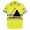 Men's High Visibility Safety Short Sleeve Work Shirt Thumbnail