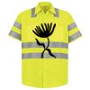 Men's High Visibility Safety Short Sleeve Work Shirt Thumbnail