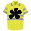 Men's High Visibility Safety Short Sleeve Work Shirt Thumbnail