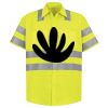Men's High Visibility Safety Short Sleeve Work Shirt Thumbnail