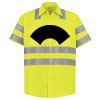 Men's High Visibility Safety Short Sleeve Work Shirt Thumbnail