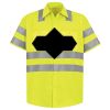 Men's High Visibility Safety Short Sleeve Work Shirt Thumbnail