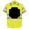 Men's High Visibility Safety Short Sleeve Work Shirt Thumbnail