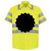 Men's High Visibility Safety Short Sleeve Work Shirt Thumbnail