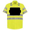 Men's High Visibility Safety Short Sleeve Work Shirt Thumbnail