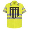Men's High Visibility Safety Short Sleeve Work Shirt Thumbnail