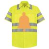 Men's High Visibility Safety Short Sleeve Work Shirt Thumbnail
