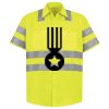 Men's High Visibility Safety Short Sleeve Work Shirt Thumbnail