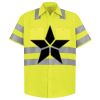 Men's High Visibility Safety Short Sleeve Work Shirt Thumbnail