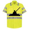 Men's High Visibility Safety Short Sleeve Work Shirt Thumbnail