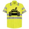 Men's High Visibility Safety Short Sleeve Work Shirt Thumbnail