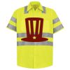 Men's High Visibility Safety Short Sleeve Work Shirt Thumbnail