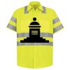 Men's High Visibility Safety Short Sleeve Work Shirt Thumbnail