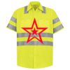Men's High Visibility Safety Short Sleeve Work Shirt Thumbnail