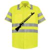 Men's High Visibility Safety Short Sleeve Work Shirt Thumbnail