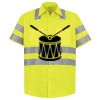 Men's High Visibility Safety Short Sleeve Work Shirt Thumbnail