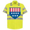 Men's High Visibility Safety Short Sleeve Work Shirt Thumbnail