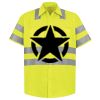 Men's High Visibility Safety Short Sleeve Work Shirt Thumbnail