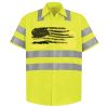 Men's High Visibility Safety Short Sleeve Work Shirt Thumbnail
