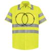 Men's High Visibility Safety Short Sleeve Work Shirt Thumbnail