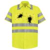 Men's High Visibility Safety Short Sleeve Work Shirt Thumbnail