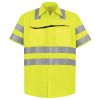 Men's High Visibility Safety Short Sleeve Work Shirt Thumbnail