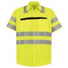 Men's High Visibility Safety Short Sleeve Work Shirt Thumbnail