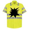 Men's High Visibility Safety Short Sleeve Work Shirt Thumbnail