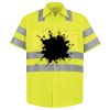Men's High Visibility Safety Short Sleeve Work Shirt Thumbnail