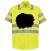 Men's High Visibility Safety Short Sleeve Work Shirt Thumbnail