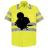 Men's High Visibility Safety Short Sleeve Work Shirt Thumbnail