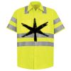 Men's High Visibility Safety Short Sleeve Work Shirt Thumbnail