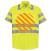Men's High Visibility Safety Short Sleeve Work Shirt Thumbnail